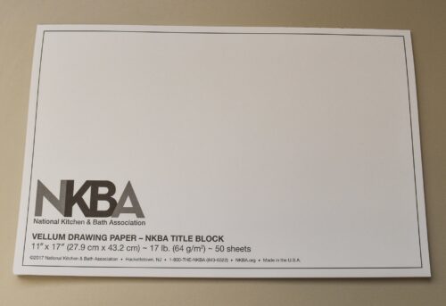 NKBA Drawing Paper (11" x 17")