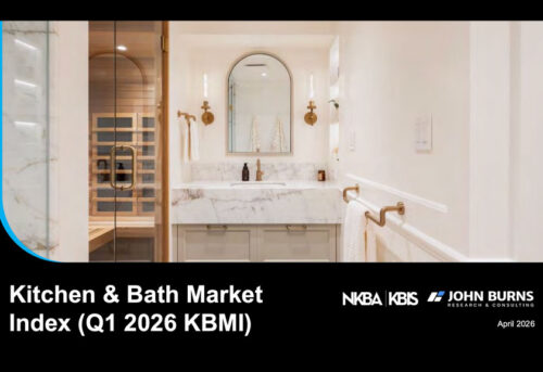 Q1 2026 NKBA/ John Burns Kitchen & Bath Market Index (KBMI)