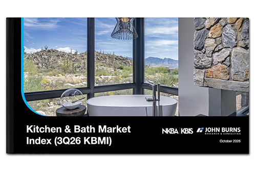 Q3 2026 NKBA/ John Burns Kitchen & Bath Market Index (KBMI)